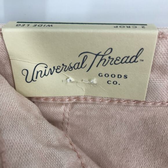Universal Thread Highest Rise Wide Leg Crop Pants Size 2 NWT - Picture 5 of 8